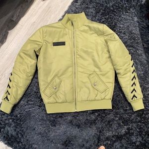 puffer jacket with long sleeve